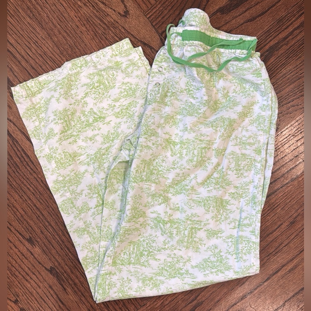 Gap Body Toile Print Cotton Pajama Pants